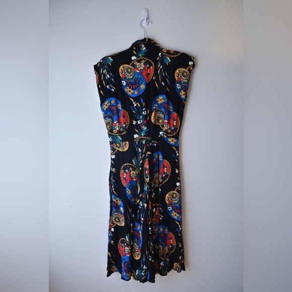 SOLD Trashy Diva by Candice Gwinn Parasols Bow Dress with Belt Retro Size 6 - Picture 6 of 10
